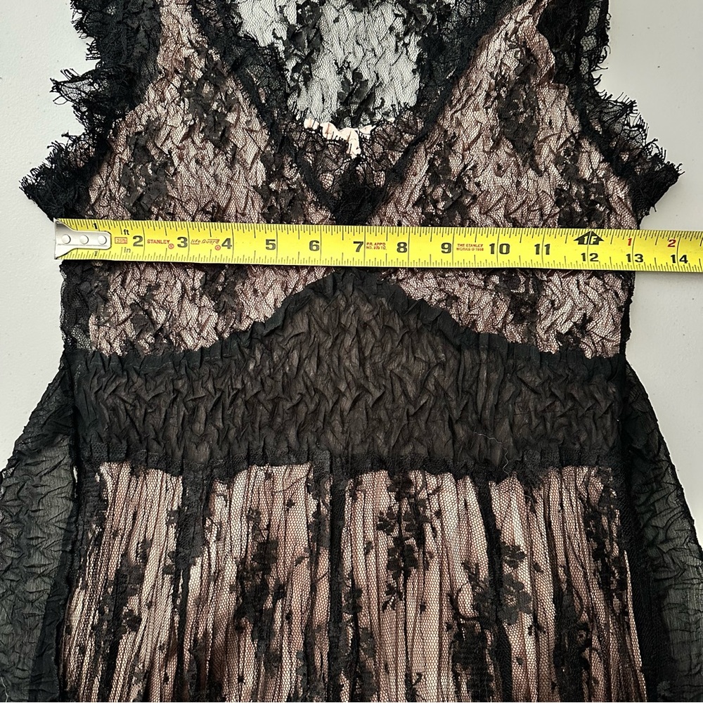 KAMAROV Vintage Romantic Lace Midi Evening Slip Dress Women’s Size Small - Picture 5 of 7